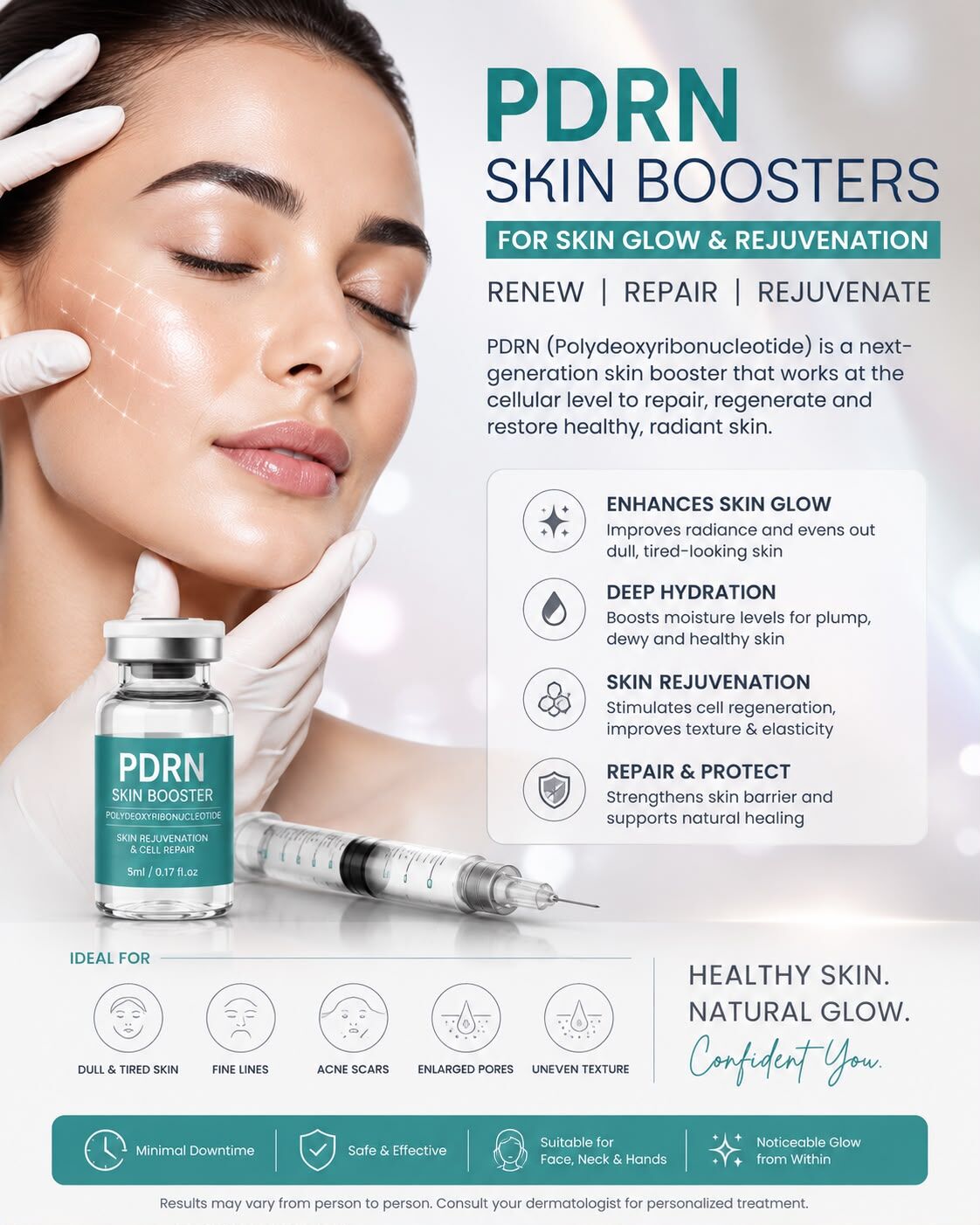 Top Dermatologist in Hubli Explains PDRN Skin Boosters for Hydration, Skin Quality & Rejuvenation – Dr. Girish Kumar Chalawadi